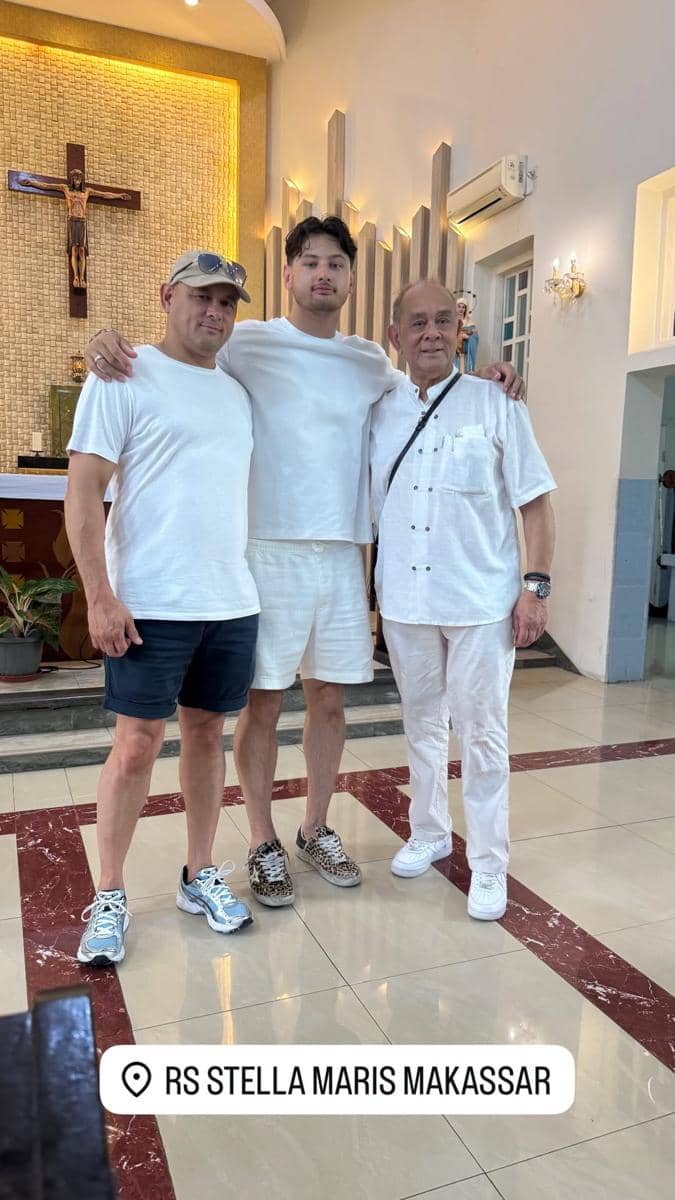 Keluarga Justin Hubner Pulang ke Makassar (instagram.com/danihubnerdb)