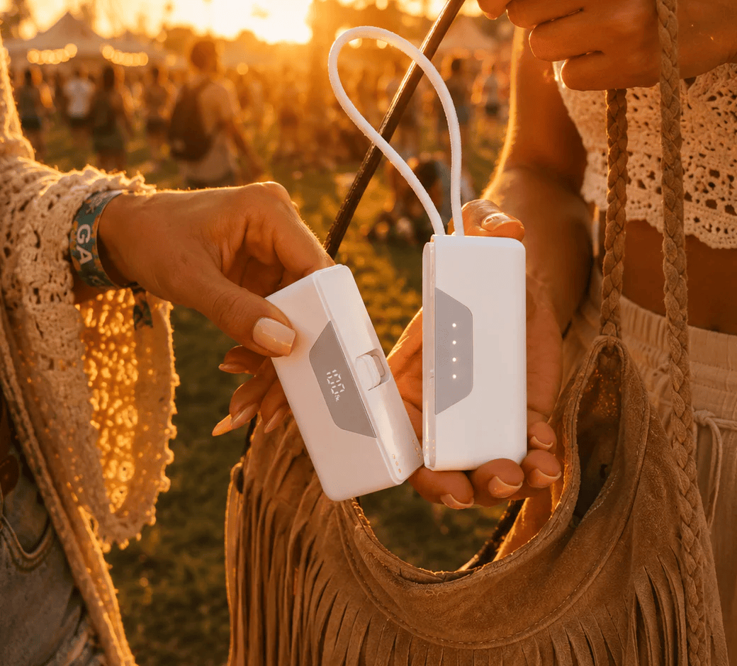 Nimble Sharepower Portable Charger dilengkapi satu port USB-C ekstra dan empat lampu LED