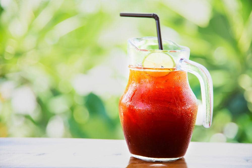 ilustrasi blood orange rooibos tea