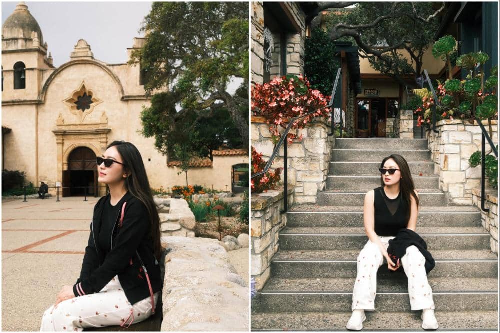 8 Potret Natasha Wilona Jalan-jalan di Carmel by the Sea Amerika