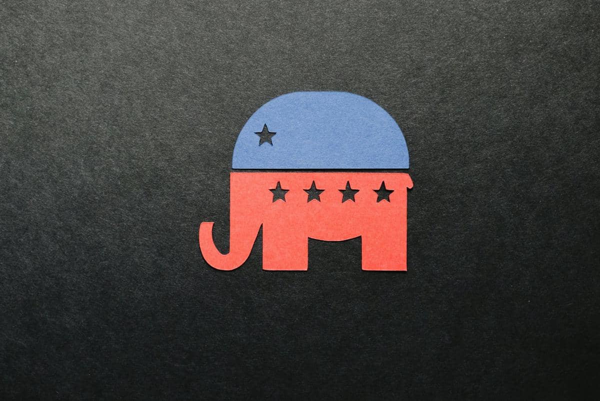 Logo Partai Republik, Amerika Serikat.