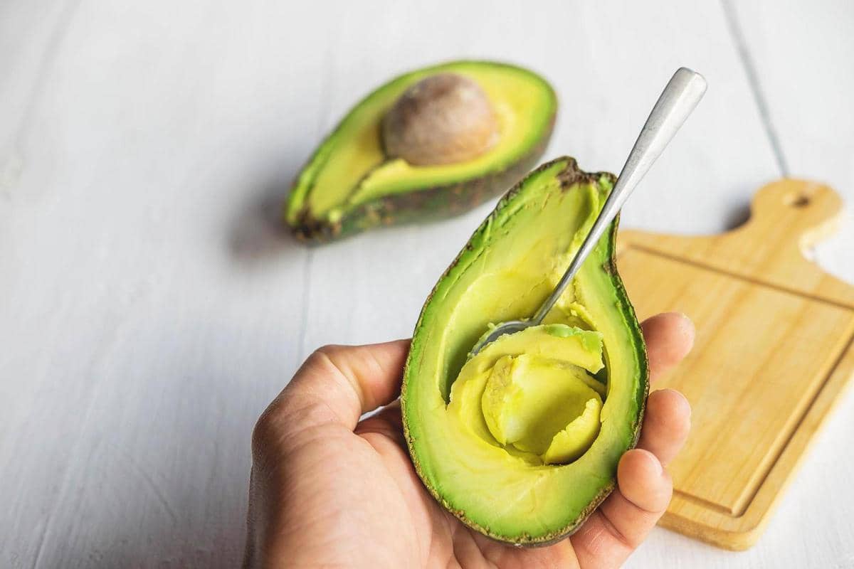 ilustrasi membuat avocado milk cheese
