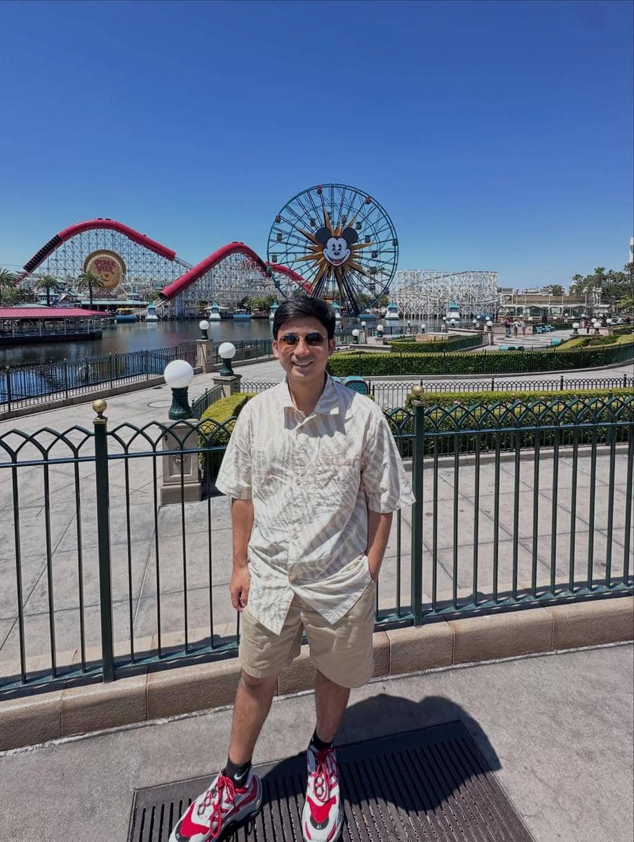 Alshad Ahmad liburan di Los Angeles