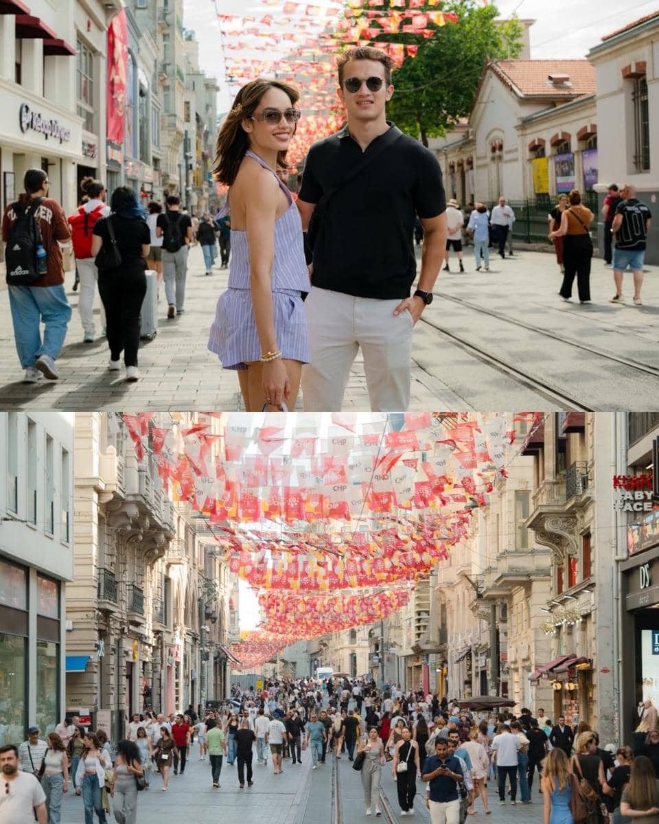 Cinta Laura dan Arya Vasco liburan di Istanbul