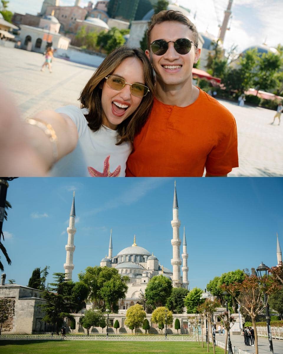 Cinta Laura dan Arya Vasco liburan di Istanbul
