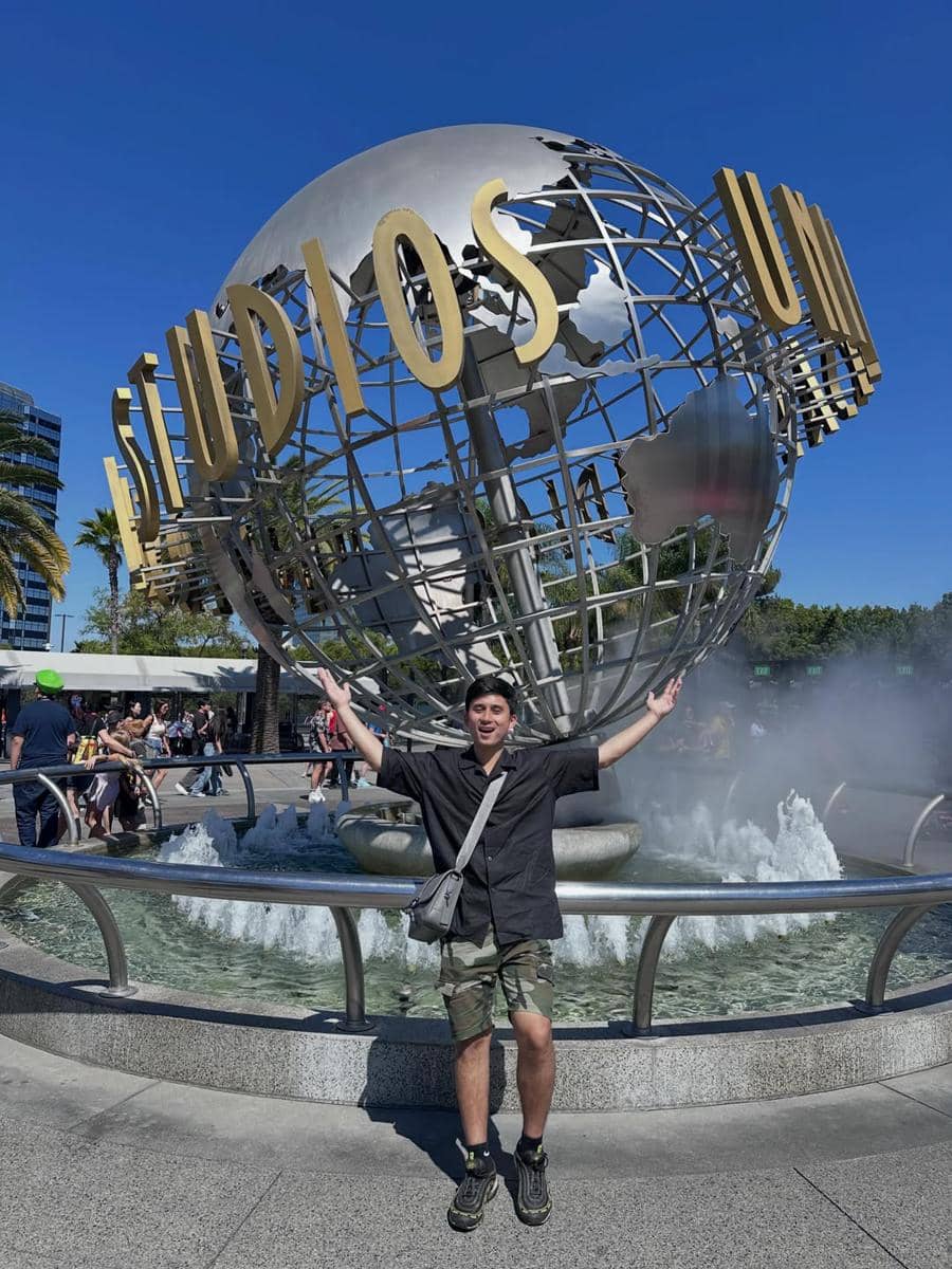 Alshad Ahmad liburan di Los Angeles