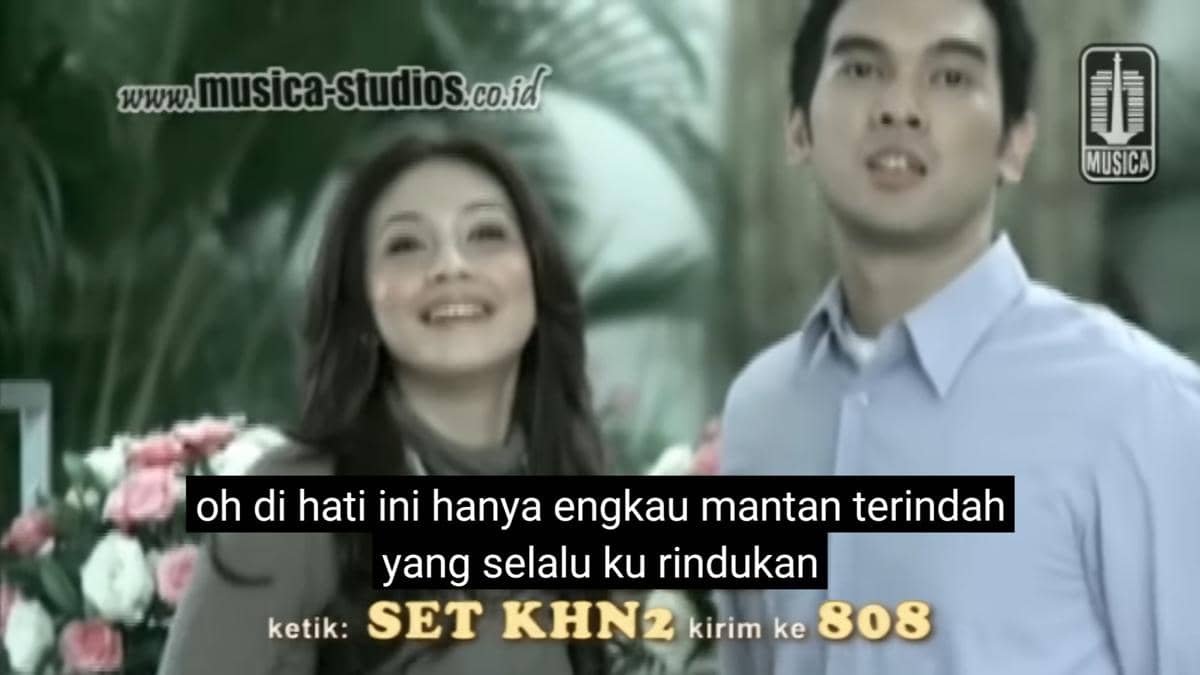 cuplikan video klip "Mantan Terindah"