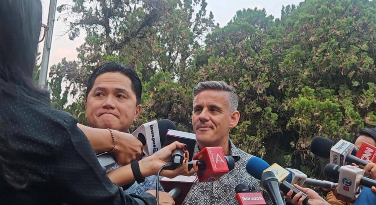Guyonan Erick Thohir Usai Herdman Dipanggil Prabowo: Timnas Menang Terus