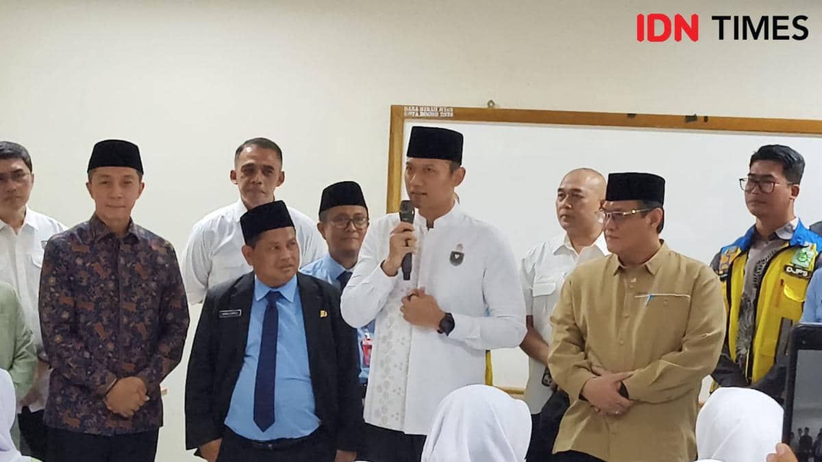 AHY Cek Renovasi MTsN 1 Kota Bogor, Pastikan Fasilitas Pendidikan Layak
