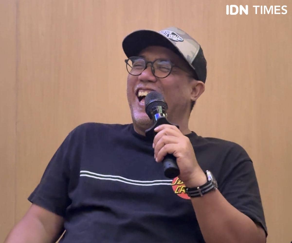 Edy Khemod di perilisan teaser poster Operasi Pesta Copet
