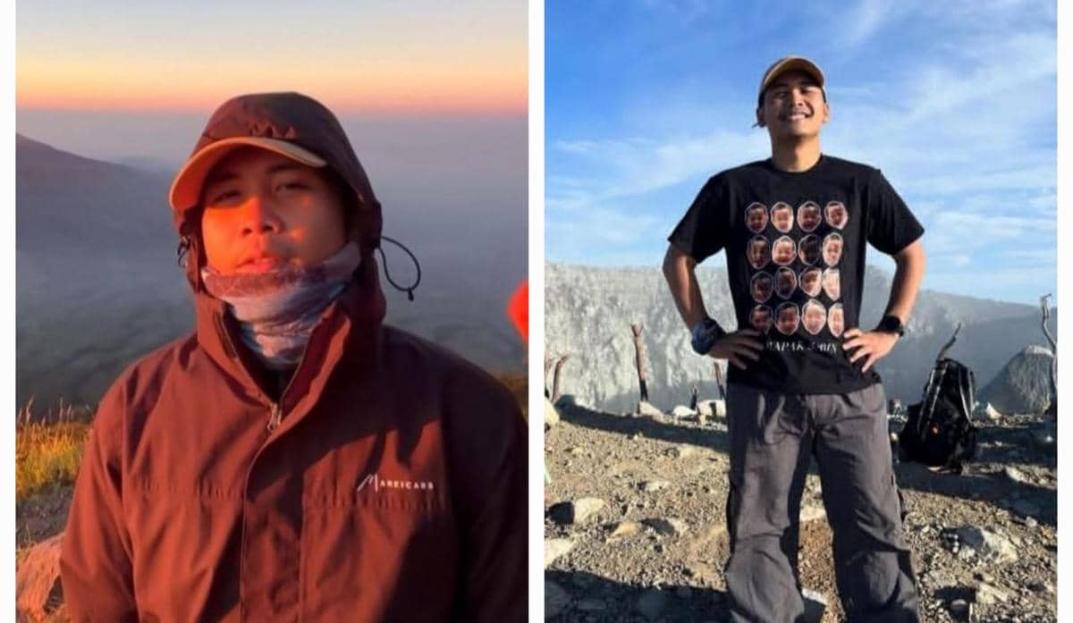 9 Potret Bintang Emon Mendaki Gunung Sindoro, Bikin Konten!