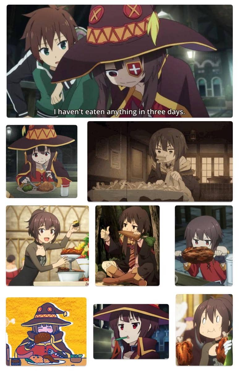 meme anime tentang kelaparan