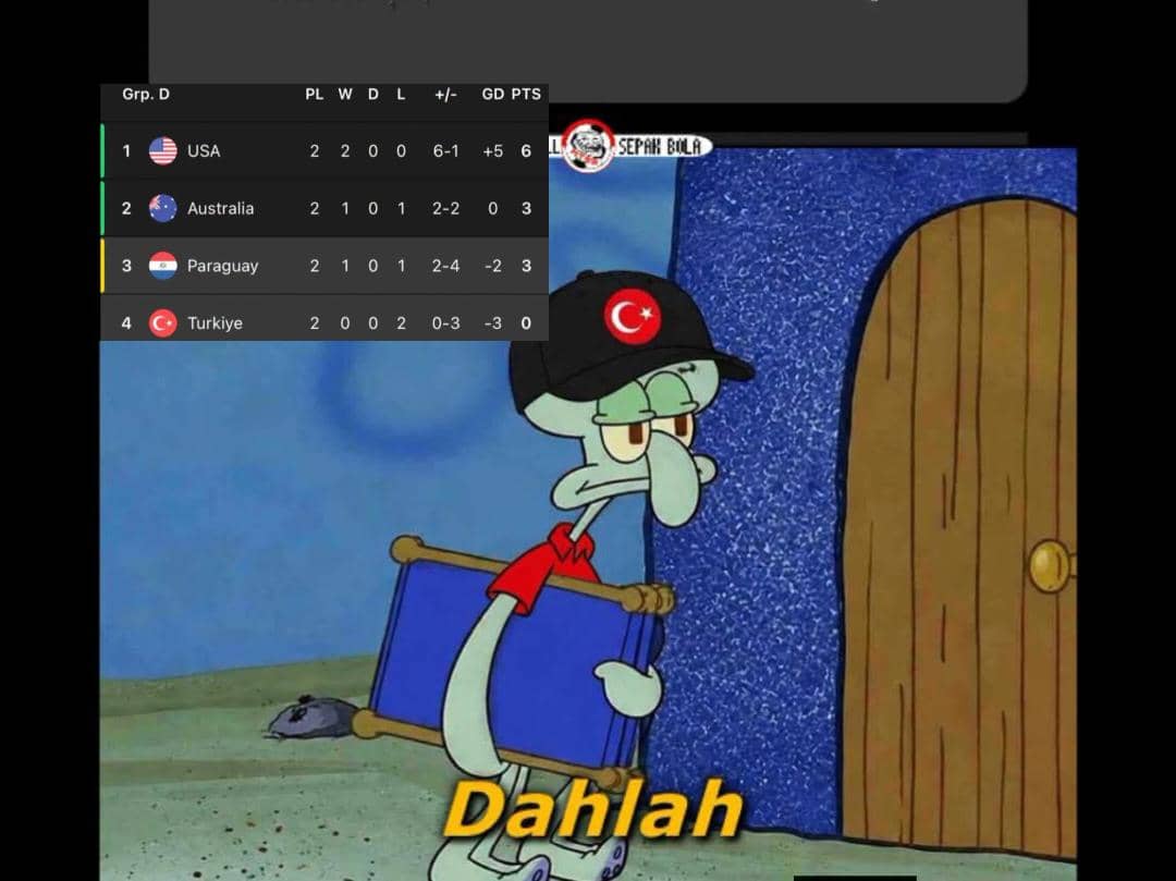 8 Meme Turki Dilibas Paraguai dan Australia, Tersingkir dari PD 2026