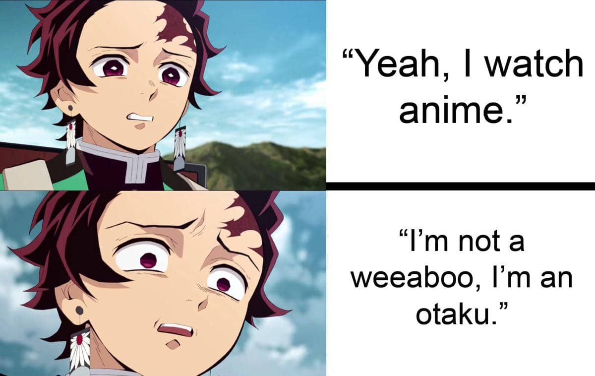 meme anime tentang otaku