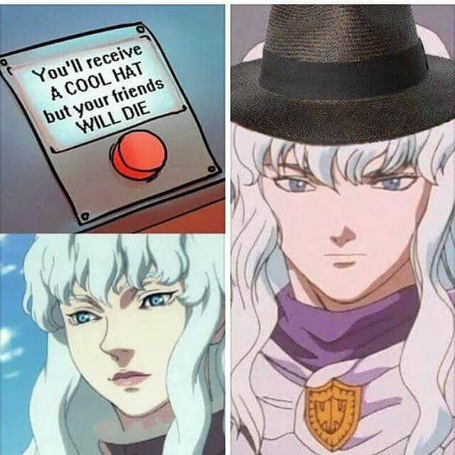 meme anime tentang tombol