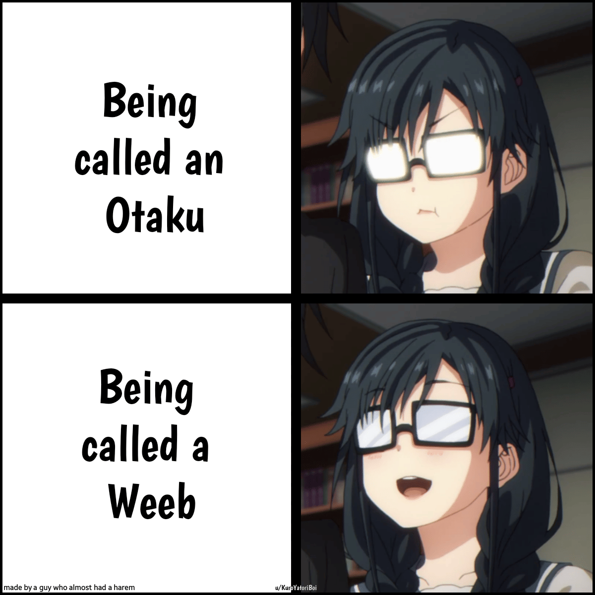meme anime tentang otaku