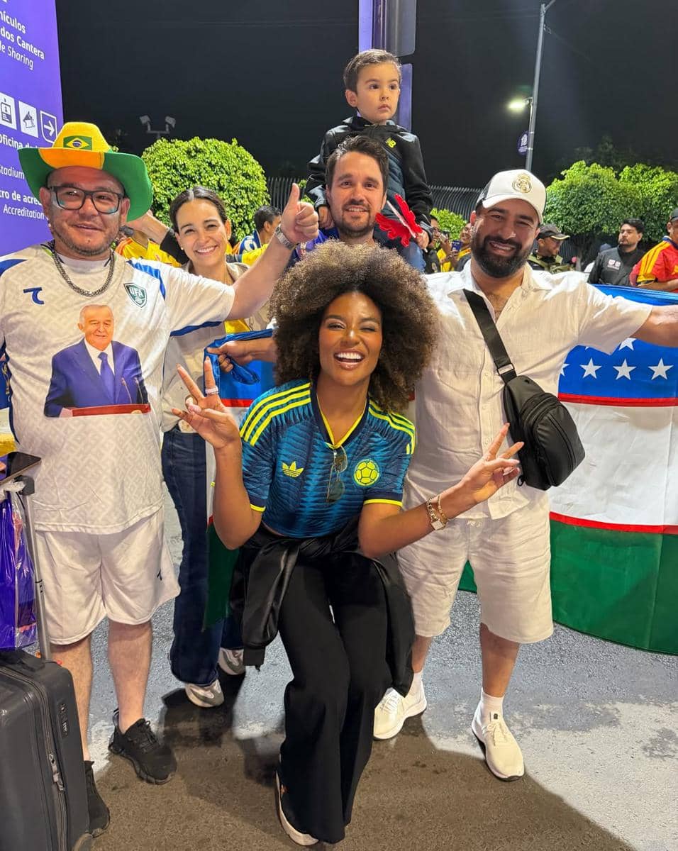 Potret Beauty Queen di Laga Kolombia vs Uzbekistan Piala Dunia 2026
