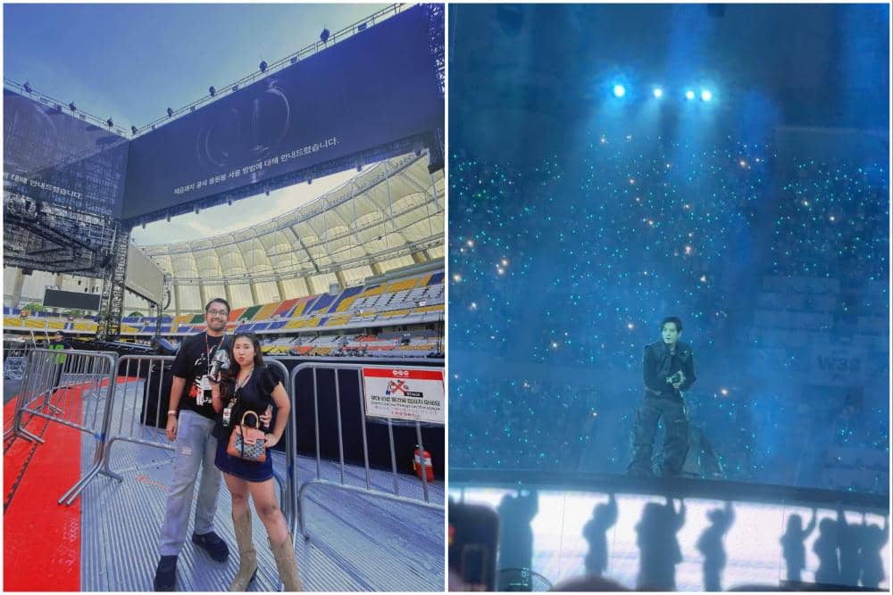 10 Potret Kiky Saputri Nonton Konser BTS di Busan, Ditemani Suami!