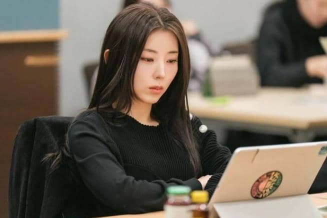 Kwon So Hyun saat pembacaan naskah Love in Sync