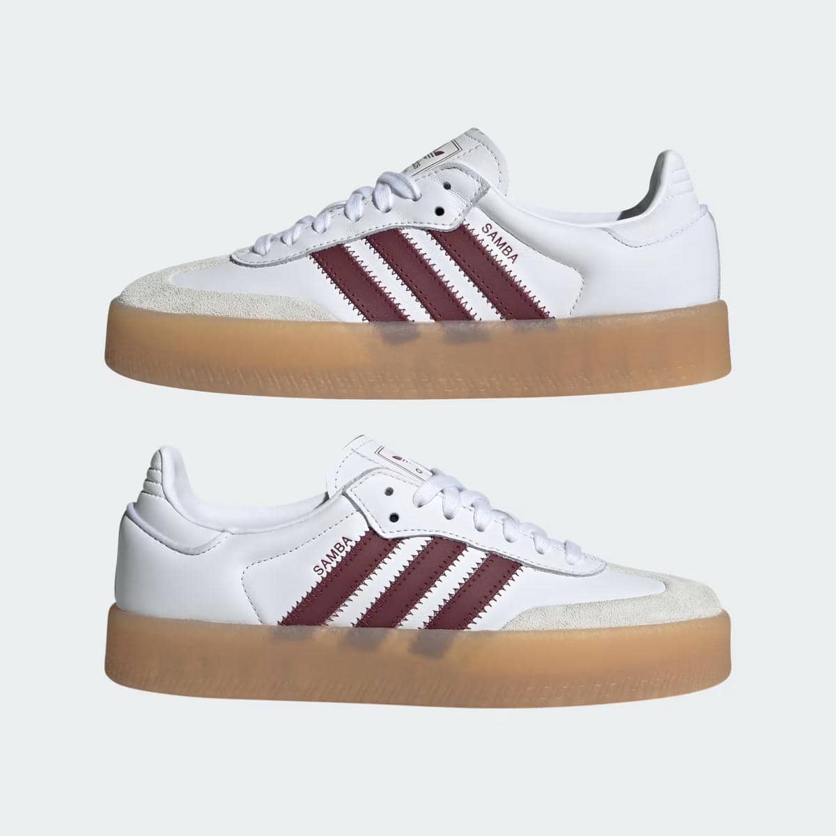Adidas Sambae Cloud White/Shadow Red/Off White (adidas.co.id)