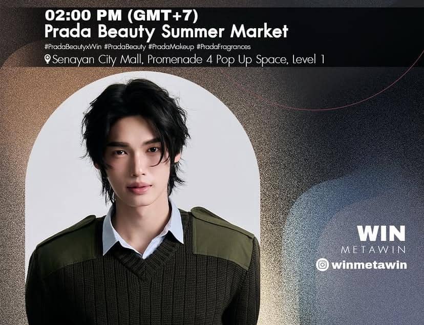 Win Metawin Akan Hadiri Launching Prada Beauty di Jakarta, Kapan?