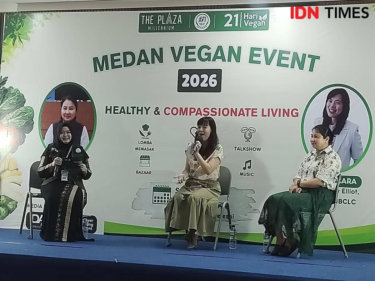 Medan Vegan Event Ajak Warga Hidup Sehat Tanpa Menyakiti