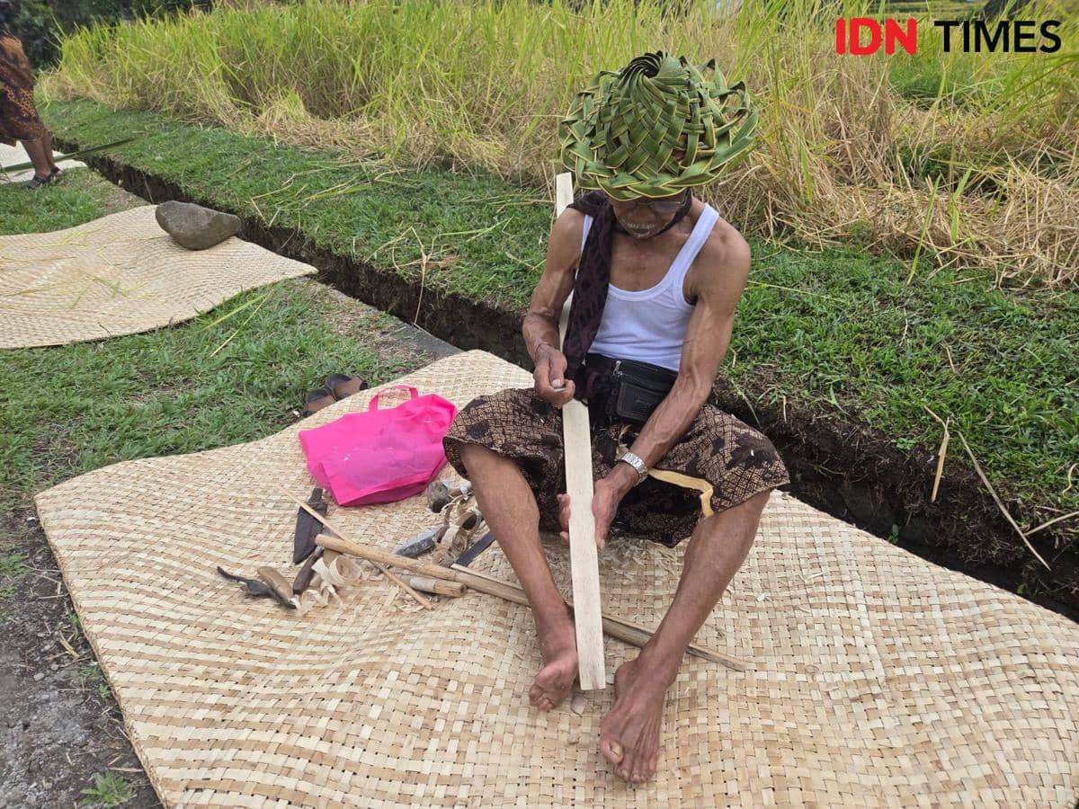 Pindekan Baling-Baling Bambu dari Bali Dipercaya Usir Hama Tikus
