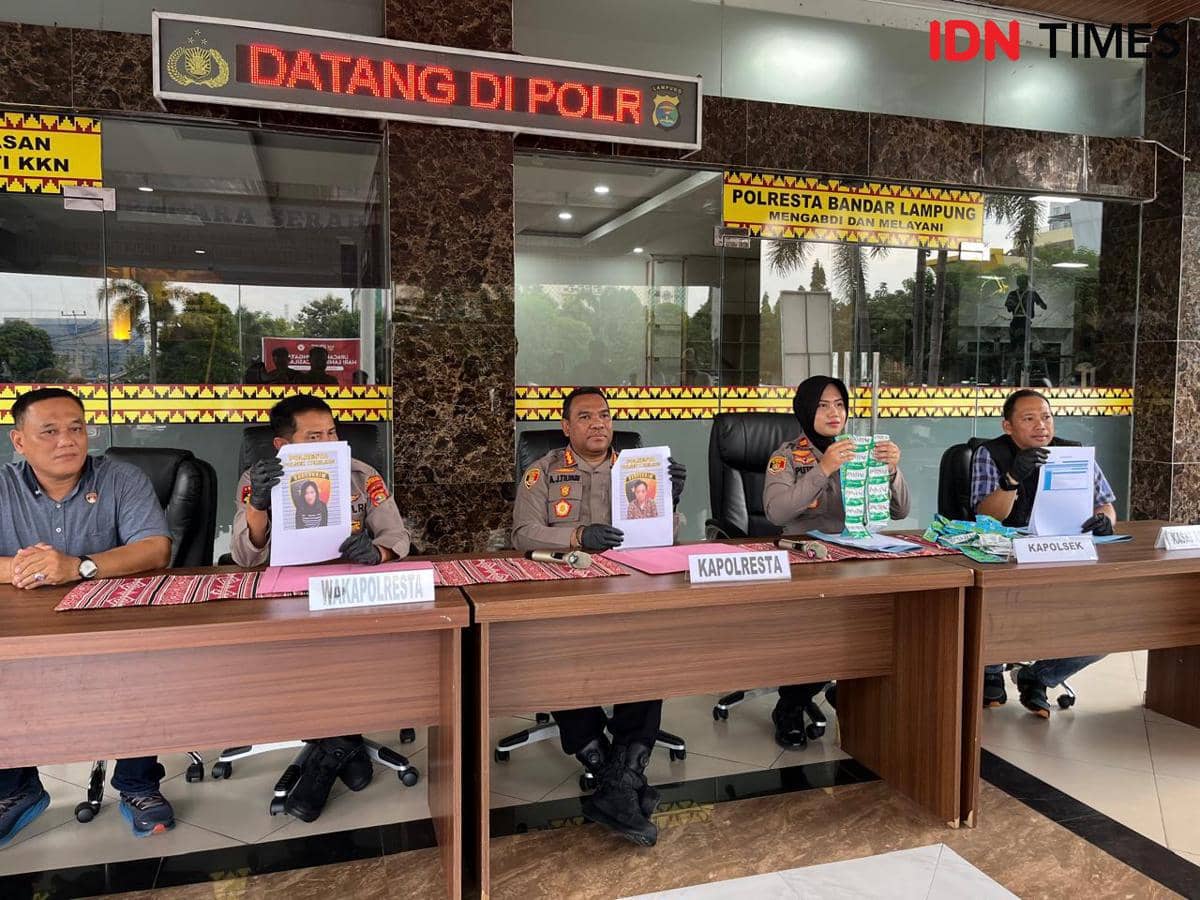Duo IRT Residivis Curi Banyak Barang Toko Grosir Bandar Lampung
