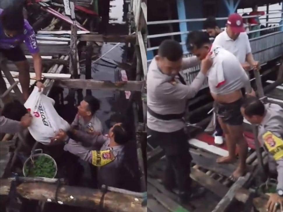 Kepergok Curi HP, Residivis Bandar Lampung Nekat Kabur Nyebur ke Laut