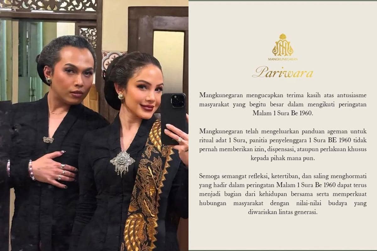 Kronologi Pria Teman Paola Serena Berkebaya di Kirab 1 Suro, Dihujat!