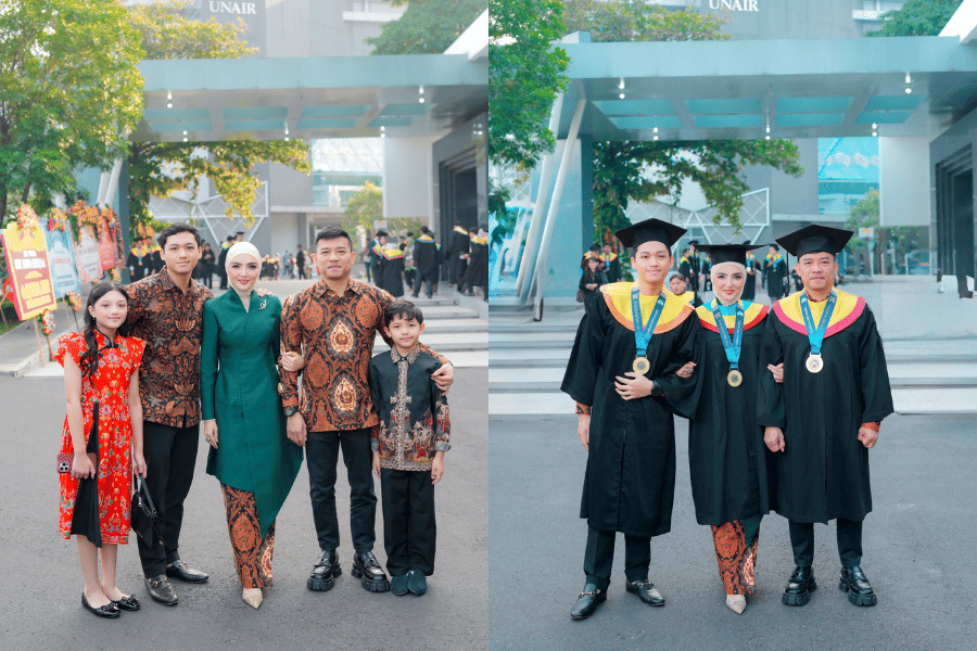 Wisuda Bareng Keluarga Hermansyah, Gaya Ashanty Curi Perhatian!