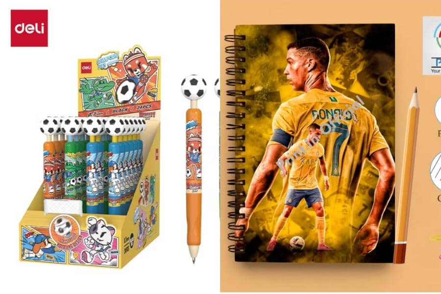 6 Alat Tulis Bertema Bola buat Anak Cowok, Bikin Semangat Belajar!