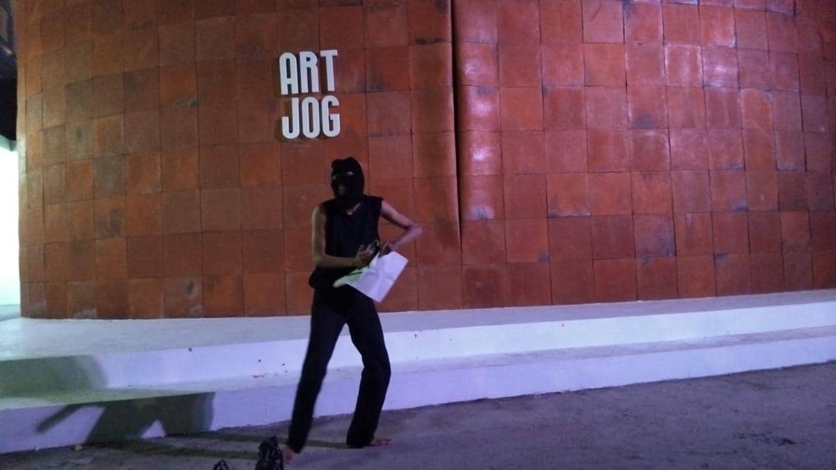 Aksi kritik terhadap gelaran ArtJog. (Dok. Istimewa)