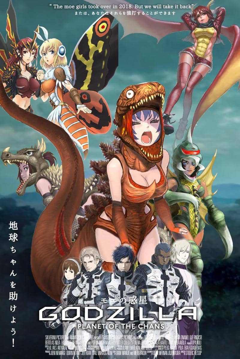 meme cewek monster dalam anime
