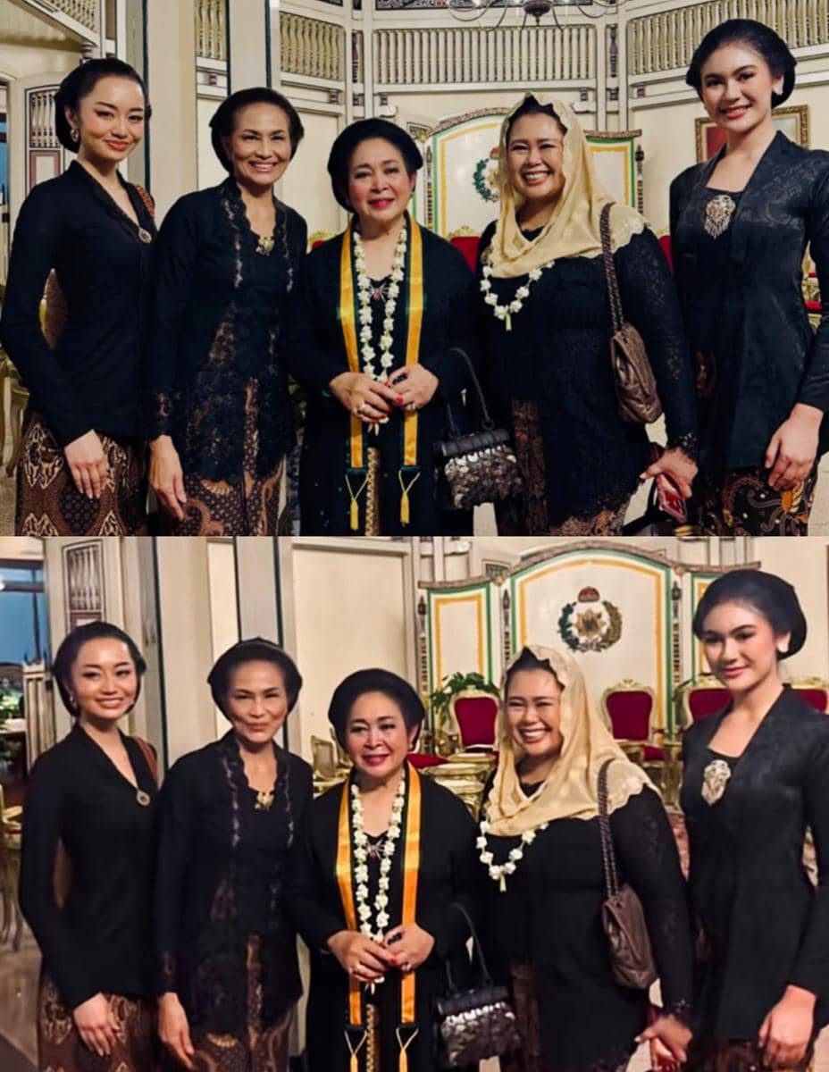 potret Victoria Kosasieputri dan Karina Moudy pada Kirab Satu Suro di Solo