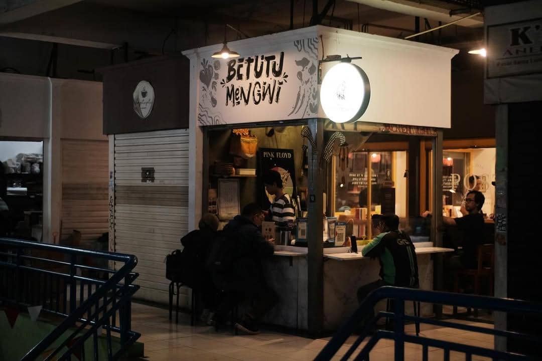 Kedai Betutu Mengwi di Pasar Santa, Jakarta Selatan.
