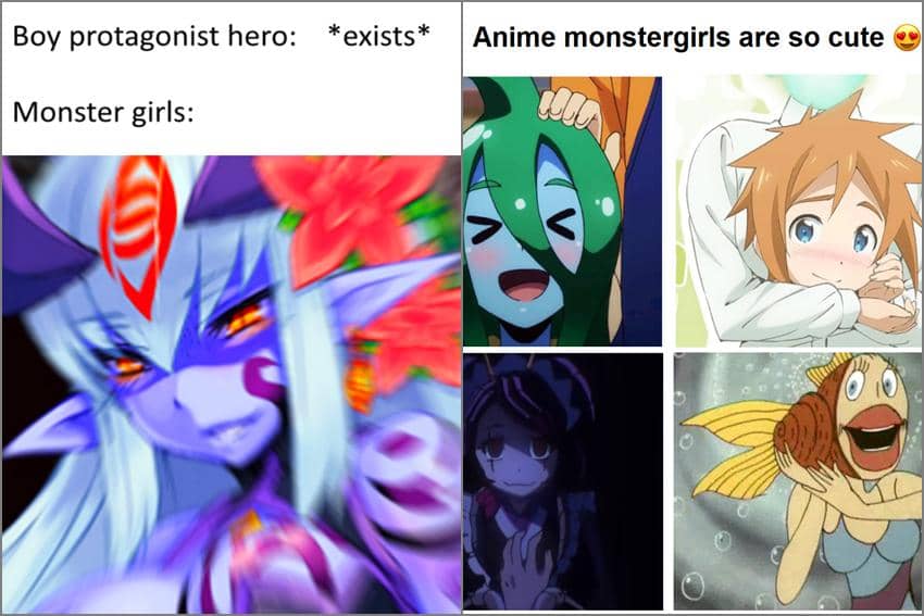 8 Meme Cewek Monster dalam Anime, Malah Dijadiin Waifu?