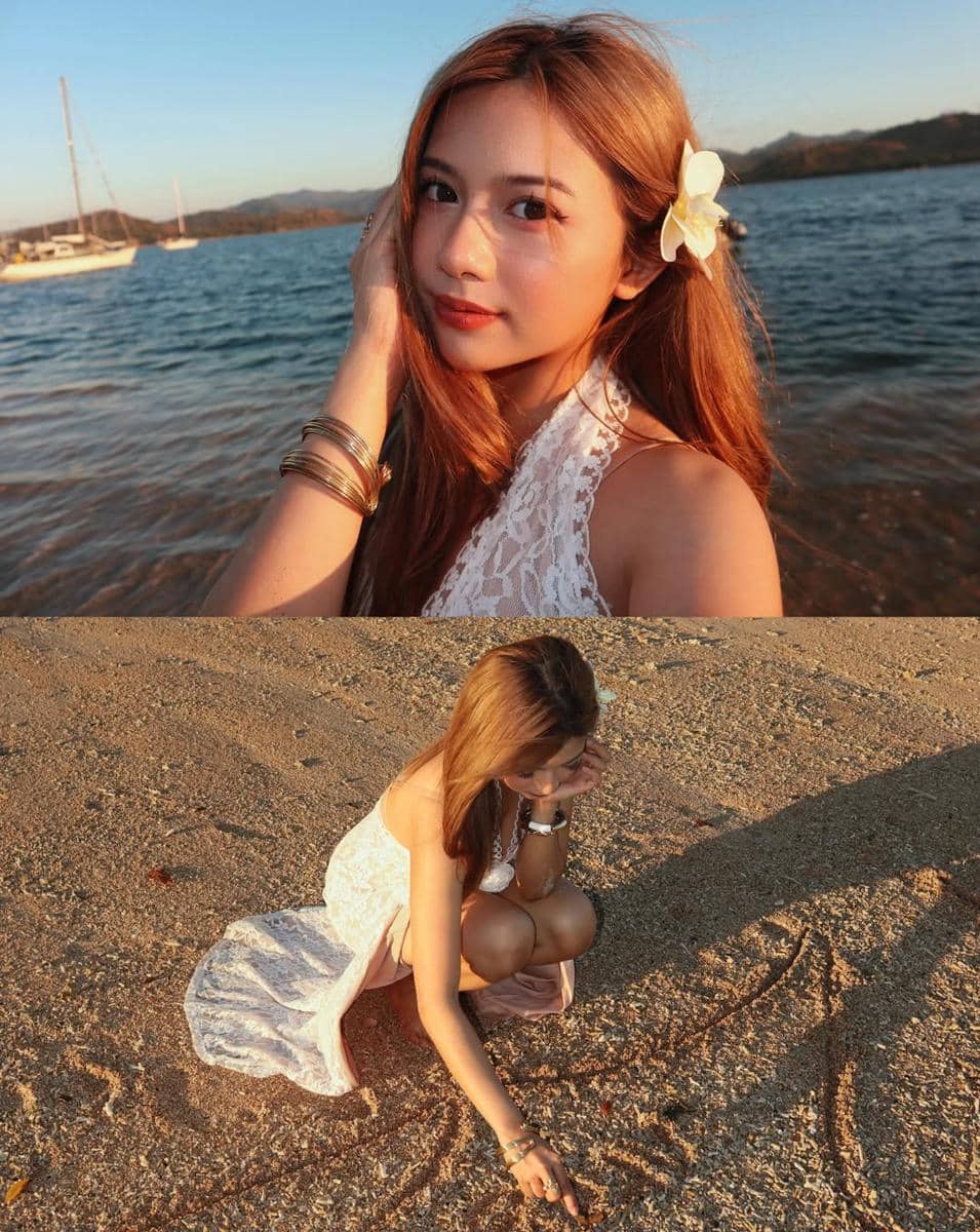 Diva Azzura liburan di Gili Asahan