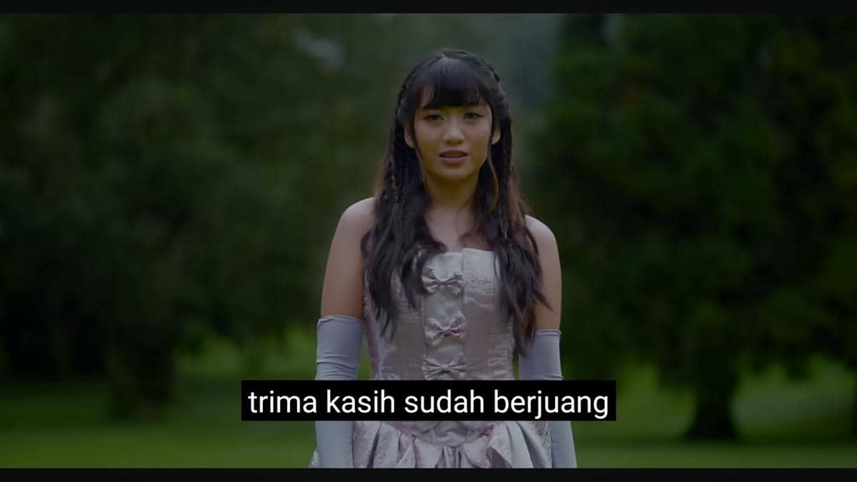 cuplikan video lirik "Terima Kasih Sudah Bertahan"