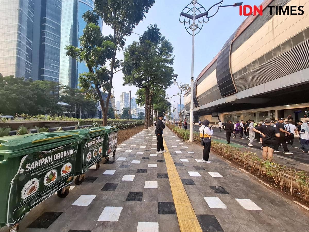 Pramono Poles Jalan Rasuna Said: Bekas Monorel Disulap Jadi Pedestrian