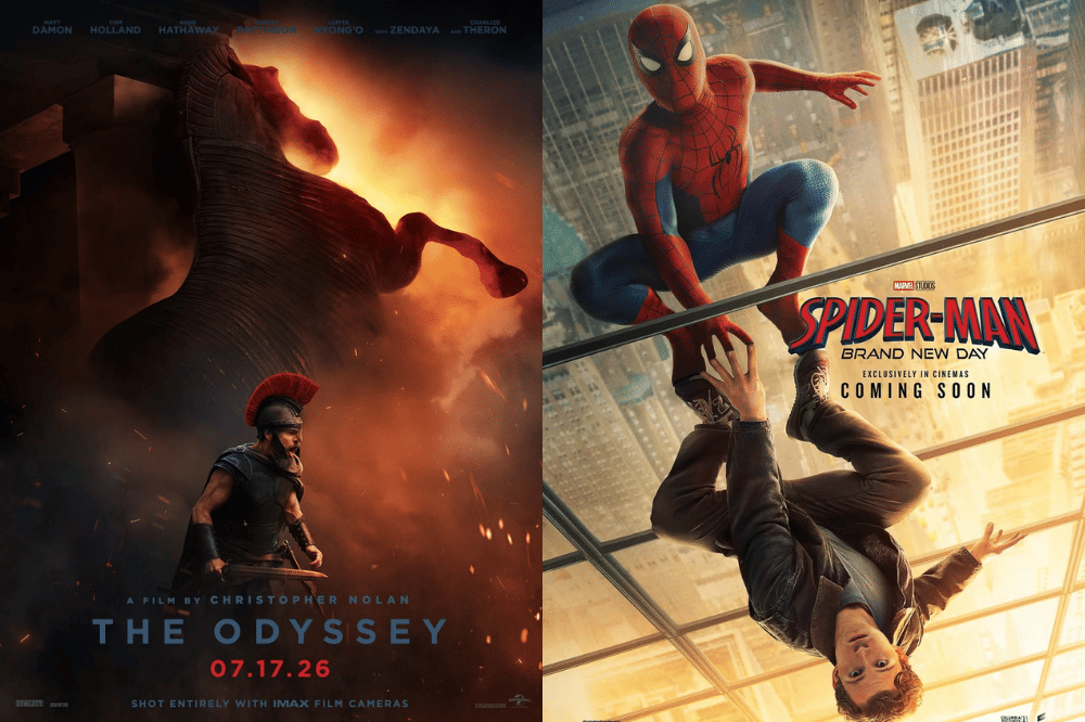 Deretan film tayang di bioskop Juli 2026 (dok. Universal Pictures/The Odyssey | dok. Sony Pictures/Spider-Man: Brand New Day)