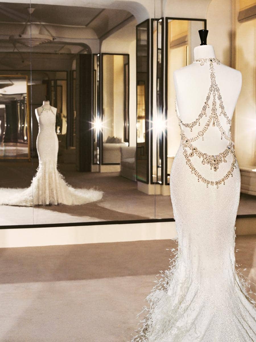 Detail Gaun Haute Couture Dua Lipa di Resepsinya (instagram.com/chanelofficial)