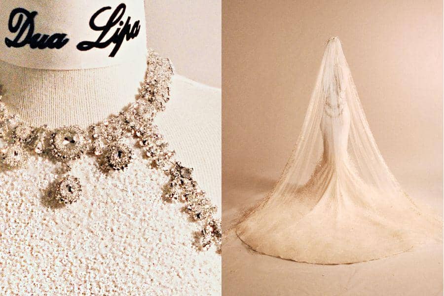 Detail Gaun Haute Couture Dua Lipa di Resepsinya, Rancangan Chanel