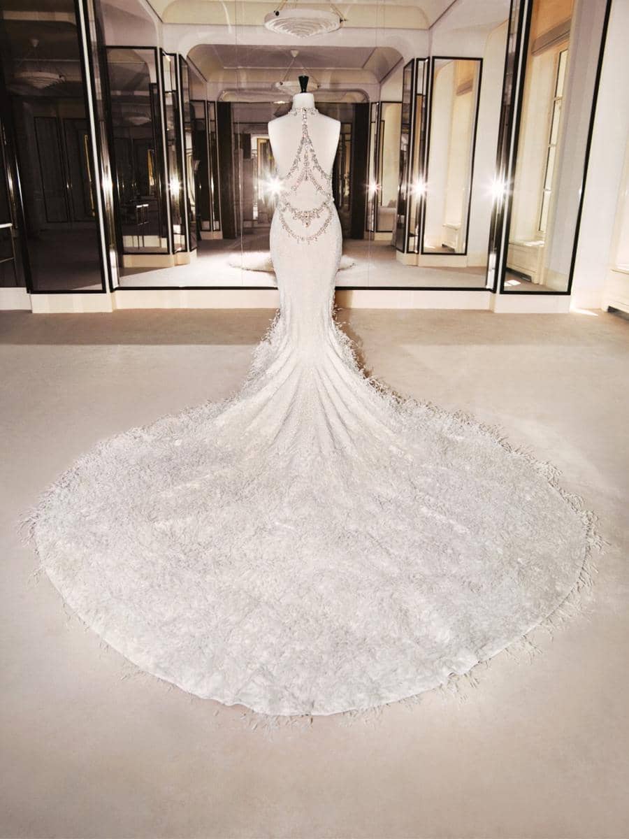 Detail Gaun Haute Couture Dua Lipa di Resepsinya (instagram.com/chanelofficial)