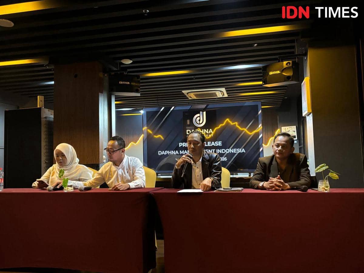 Jumpa pers Daphna Management dan Daphna International. (IDN Times/Herlambang Jati Kusumo)