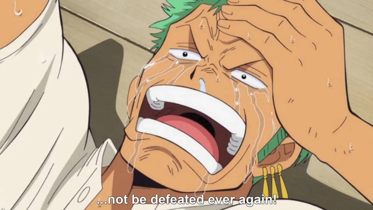 Momen Roronoa Zoro Menangis di One Piece, Hanya 3 Kali!