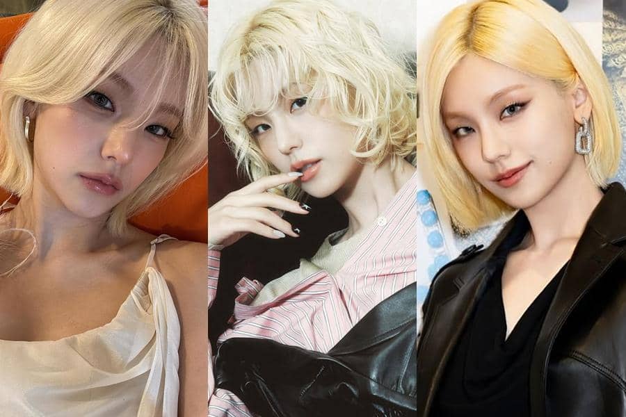 9 Ide Variasi Gaya Rambut Blonde Pendek ala Yeji ITZY, Super Atraktif!