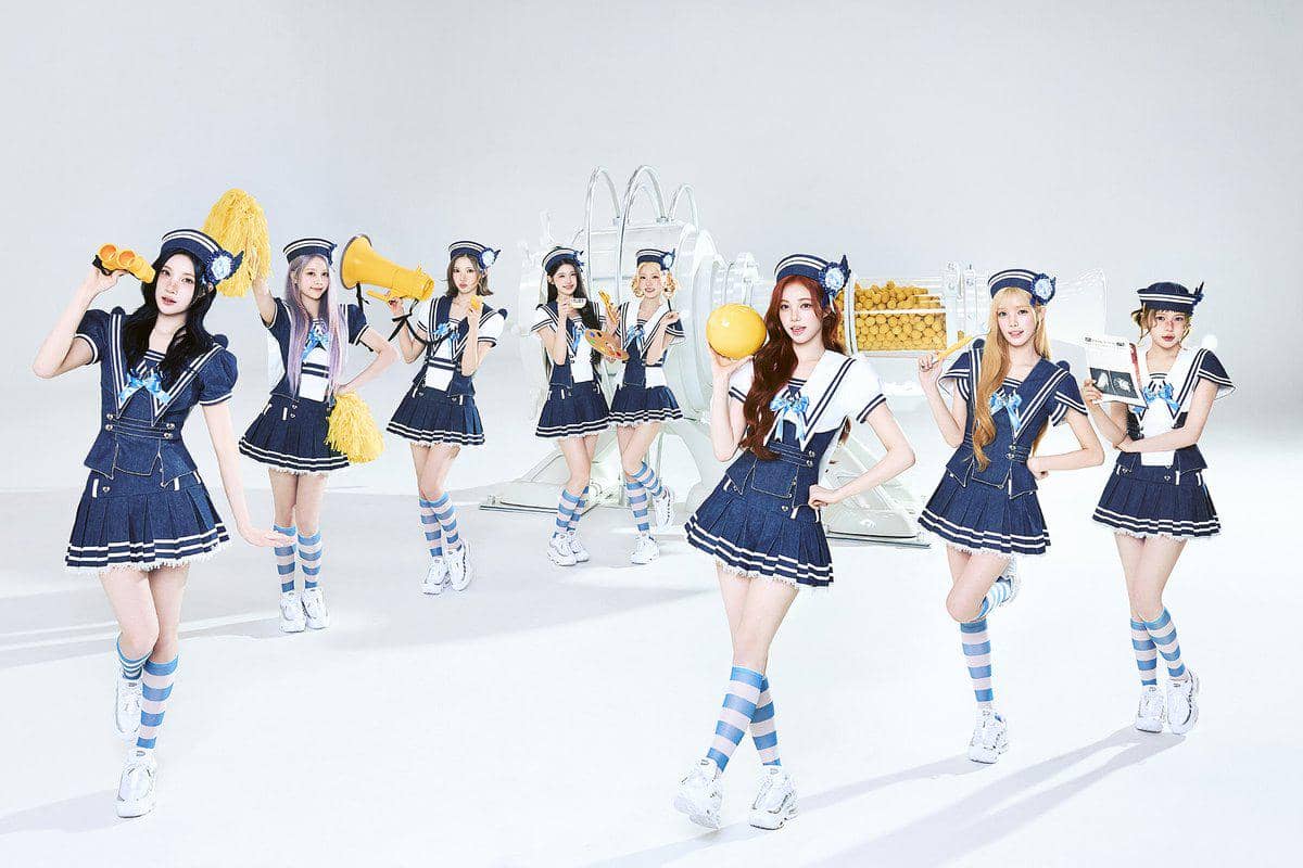 potret Hearts2Hearts di mini album Lemon Tang