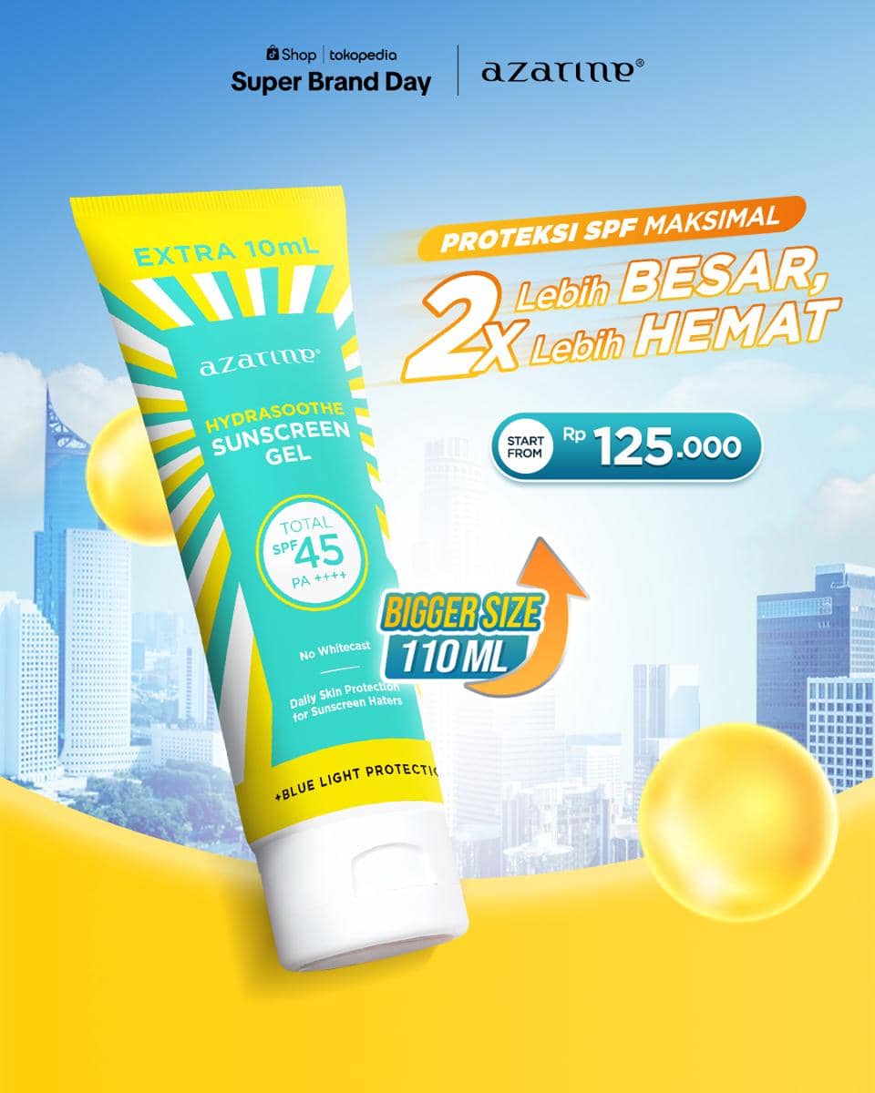 Azarine Hydrasoothe Sunscreen Gel SPF 45 PA++++
