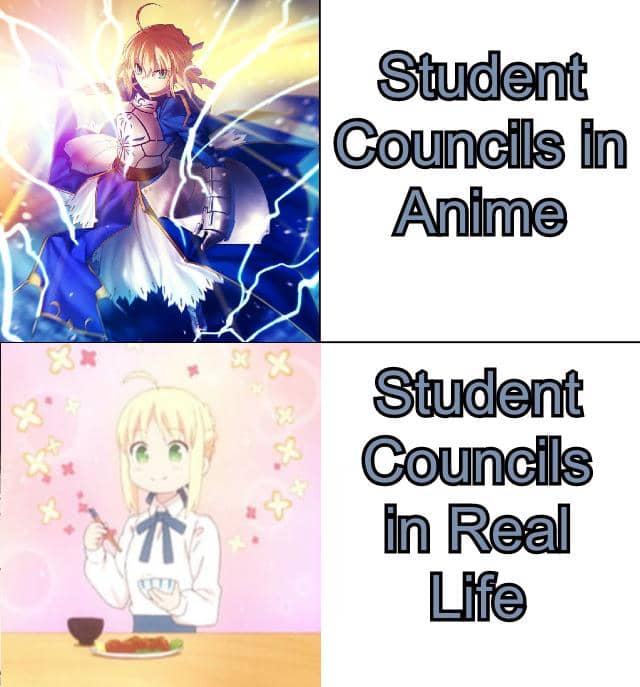 meme anime tentang OSIS